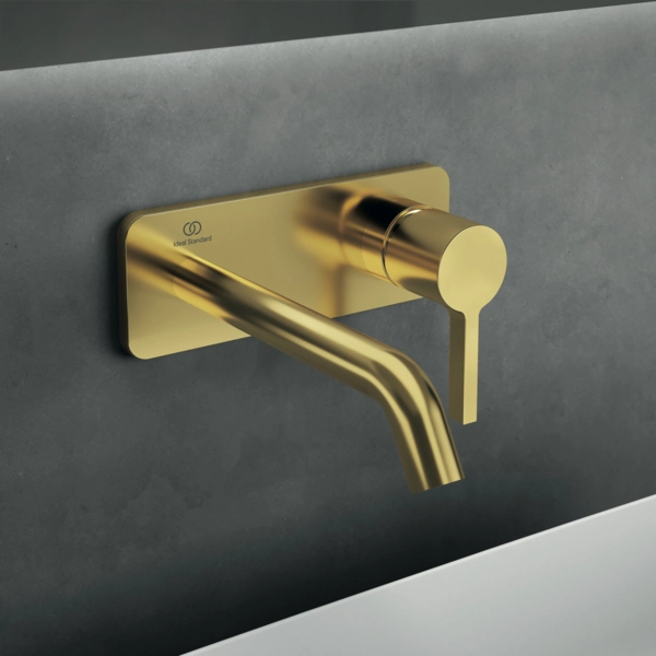 Смеситель встраиваемый для раковины Ideal Standard Atelier Joy Brushed Gold A7380A2