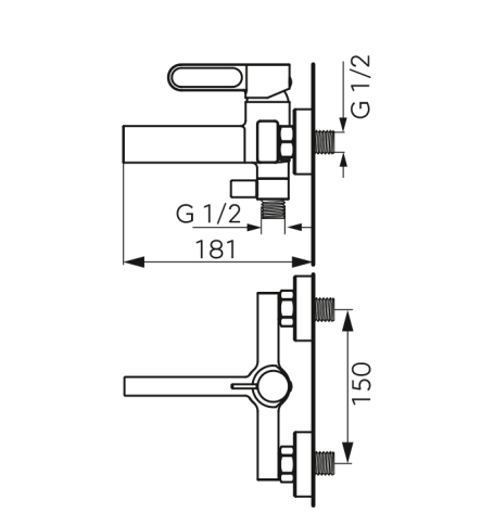 Смеситель для ванны FDesign Zaffiro FD1-ZFR-1-25