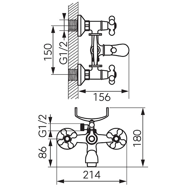 Baterie cada Ferro Antica BAI11BR cu accesorii