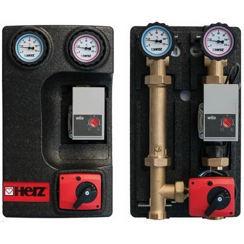 Насосная группа теплых полов Herz Pumfix Mix DN25