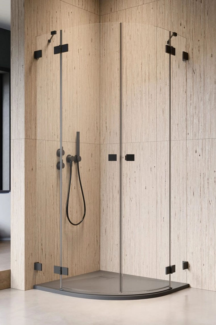 Cabina dus Radaway Essenza Pro Black PDD 90x90, 100x100