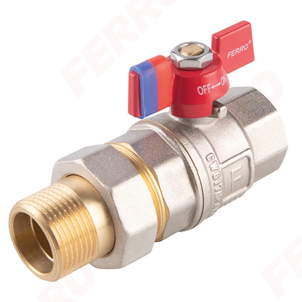 Robinet bila cu olandez Ferro F-POWER 30 bari 1″ MF KFPS3