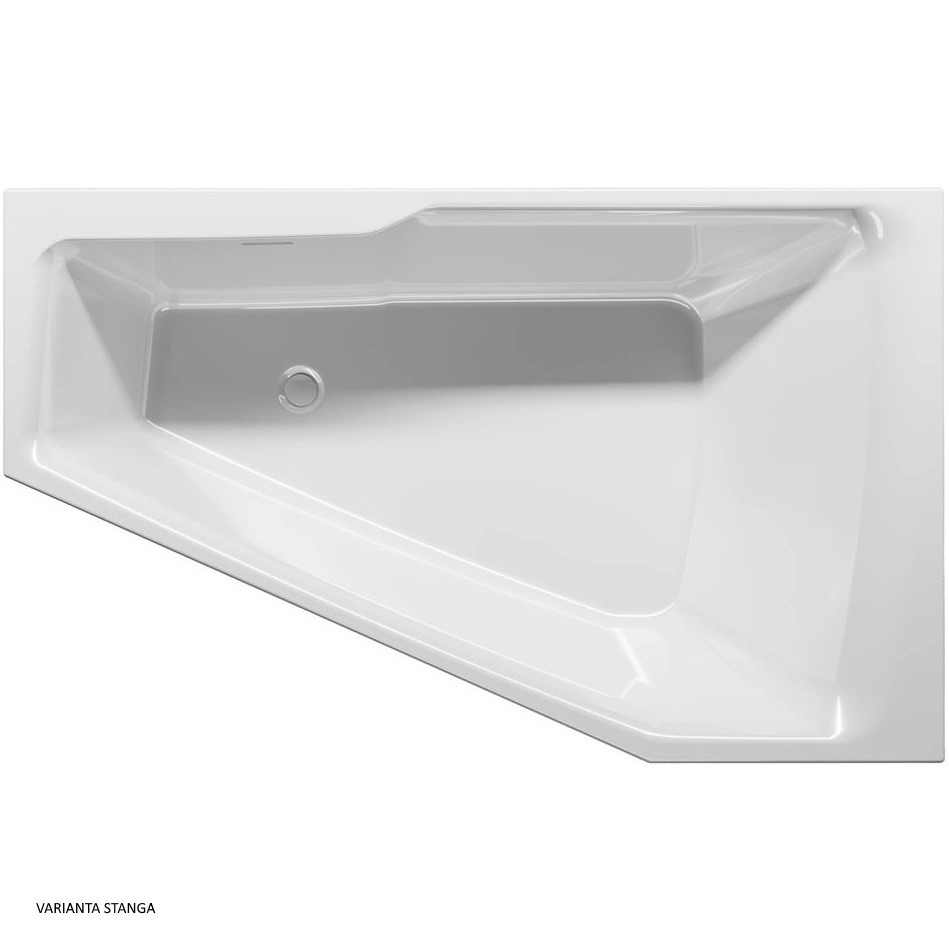 Ванна акриловая Riho Rethink Space 160x75 ЛЕВ B112001005 — 2