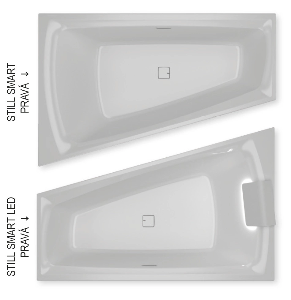Cada acril Riho Still Smart (LED) P/L 170x110 ST B102001005 — 7