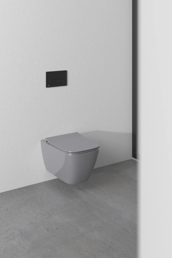 Vas WC suspendat Ideal Standard i.life B RimLS+ Glossy Grey T461458