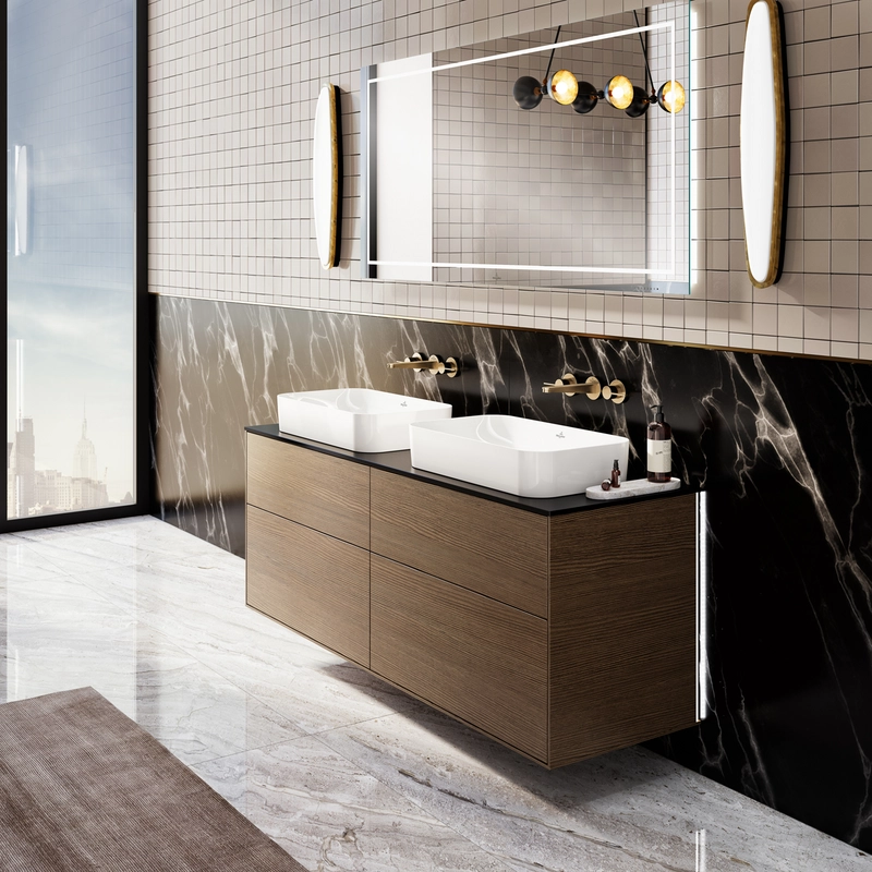 Lavoar cu montarea pe blat Villeroy & Boch Finion 60 cm — 6