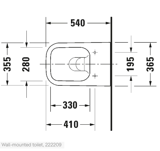 Vas WC suspendat Duravit Happy D.2 Anthracite 2222098900