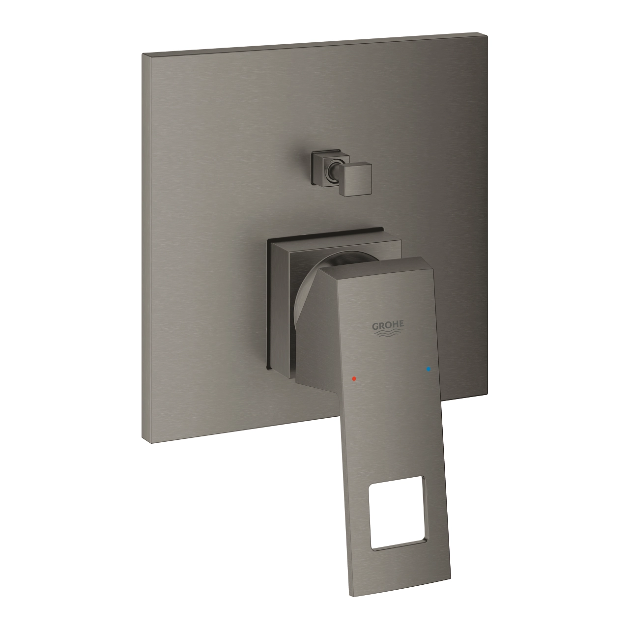 Встраиваемый смеситель для душа 2 режима Grohe Eurocube Brushed Hard Graphite 24062AL0