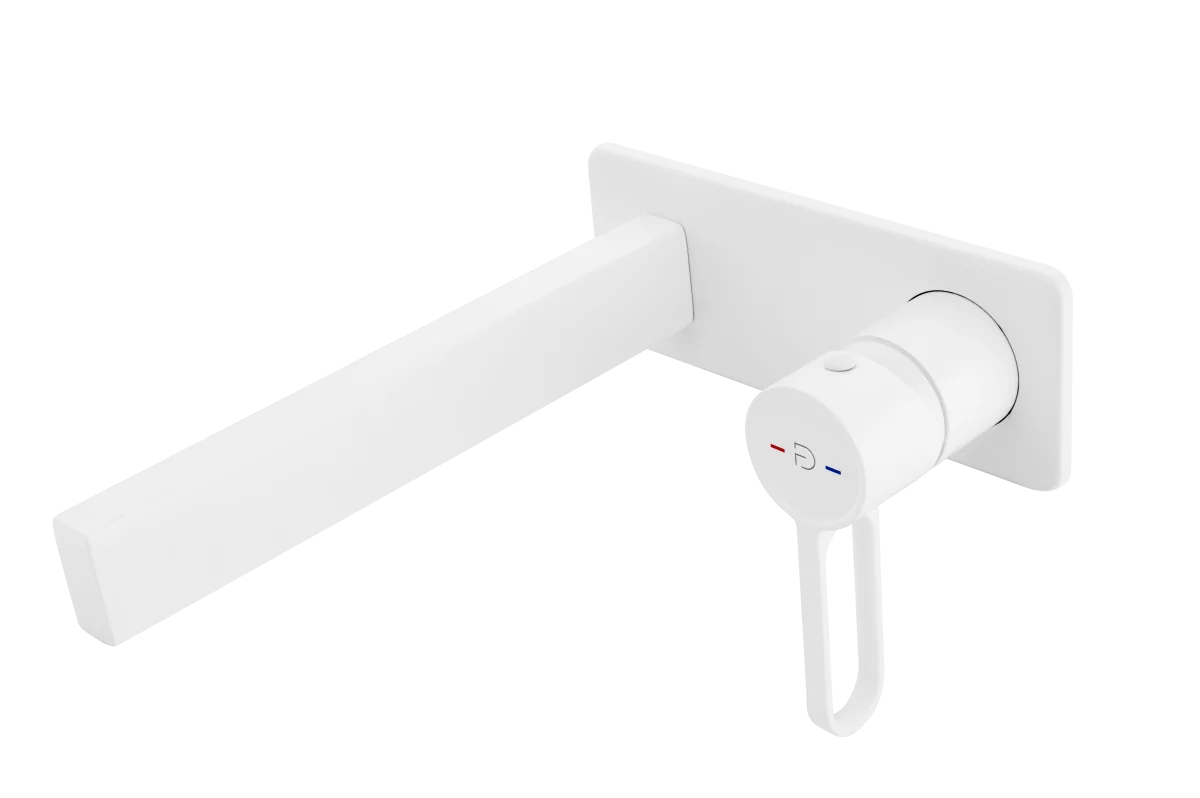 Смеситель встраиваемый для раковины FDesign Zaffiro White FD1-ZFR-3PA-33