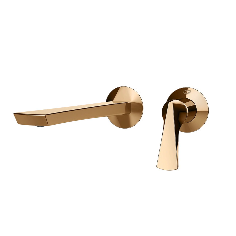 Смеситель встраиваемый для раковины Gessi Ventaglio Warm Bronze PVD
