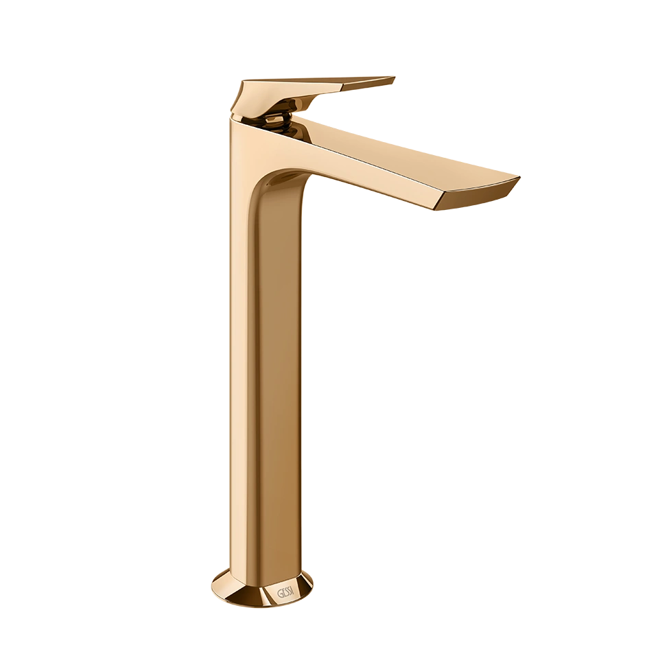 Смеситель для раковины высокий Gessi Ventaglio Warm Bronze PVD
