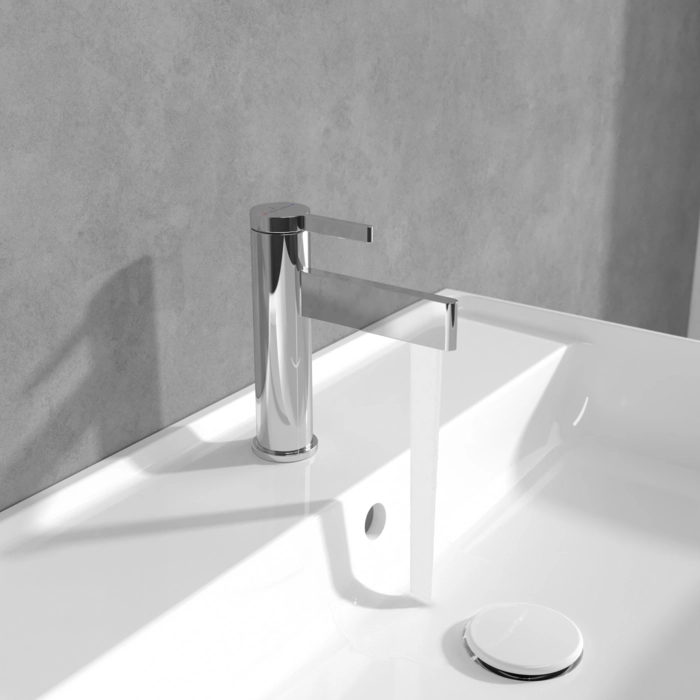 Baterie lavoar Villeroy&amp;Boch Dawn (Pipa dreaptă) Chrome