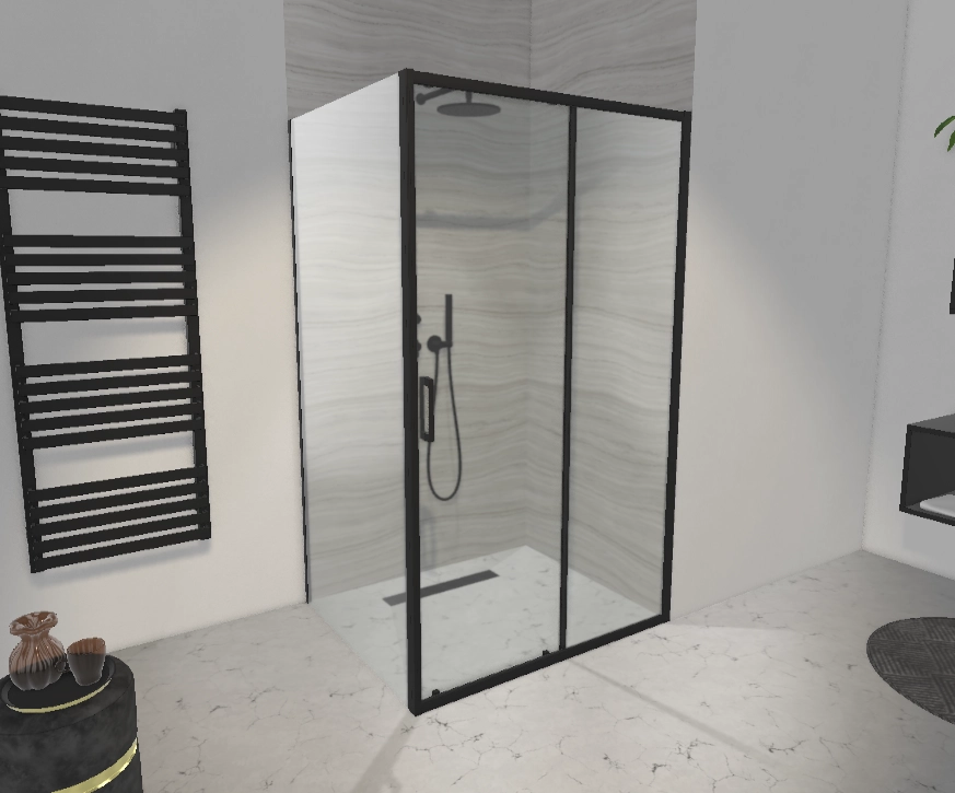 Cabina dus Radaway Premium Pro Black KDJ 1200x800x2000 DR — 2