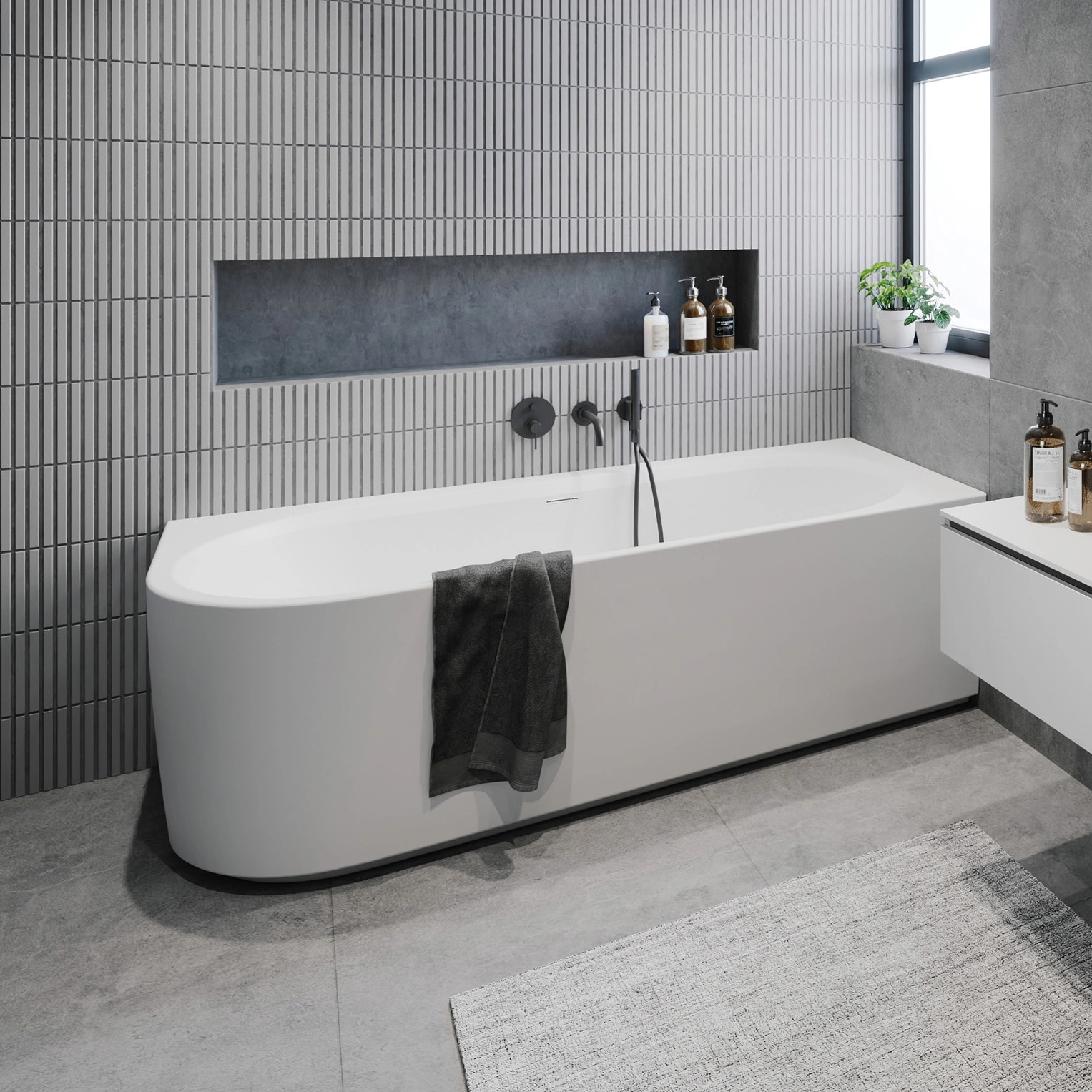 Cada Freestanding Riho Desire L 184x84 cm