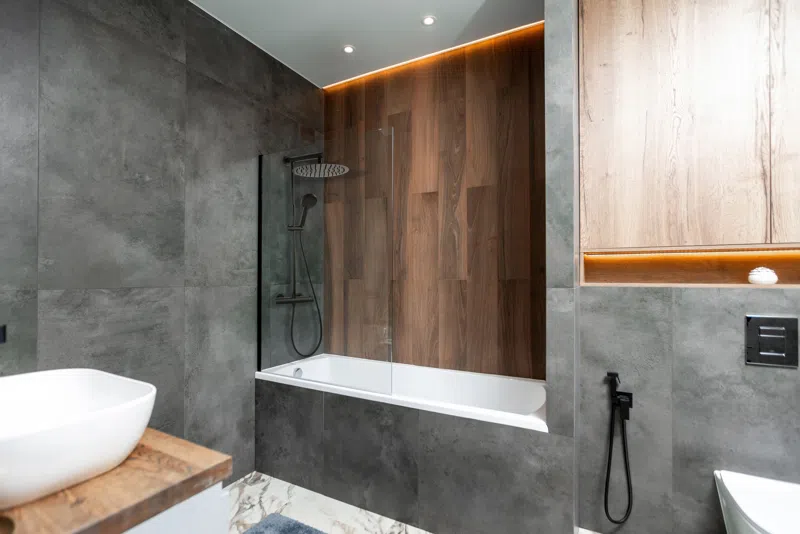 Coloana duș termostatată Ferro Trevi GunMetal