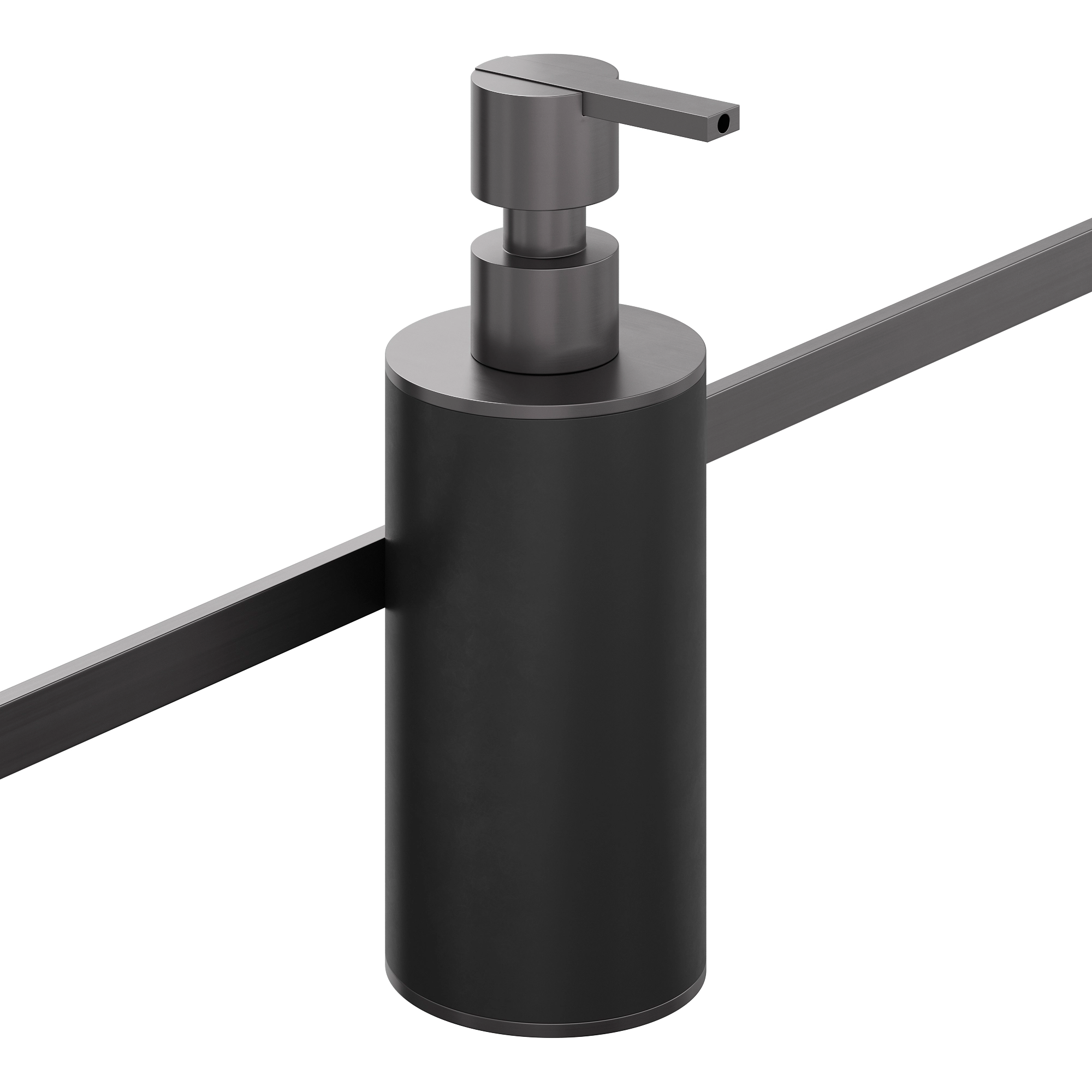 Dozator pentru montaj pe tija BERTOCCI Officina 3.16 Black+Gunmetal PVD